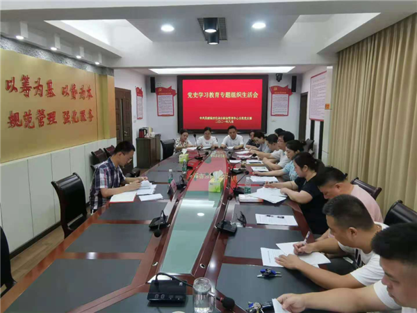市住房公积金管理中心市直党支部召开党史学习教育专题组织生活会