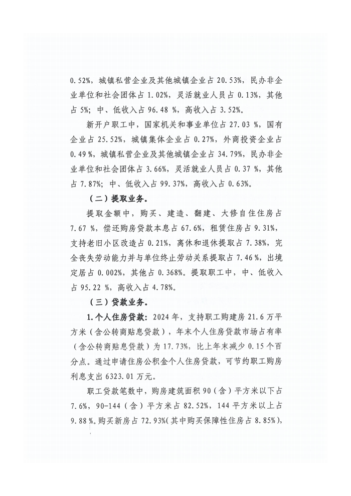 景德镇市住房公积金2024年年度报告
