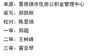 景德镇市住房公积金2024年年度报告